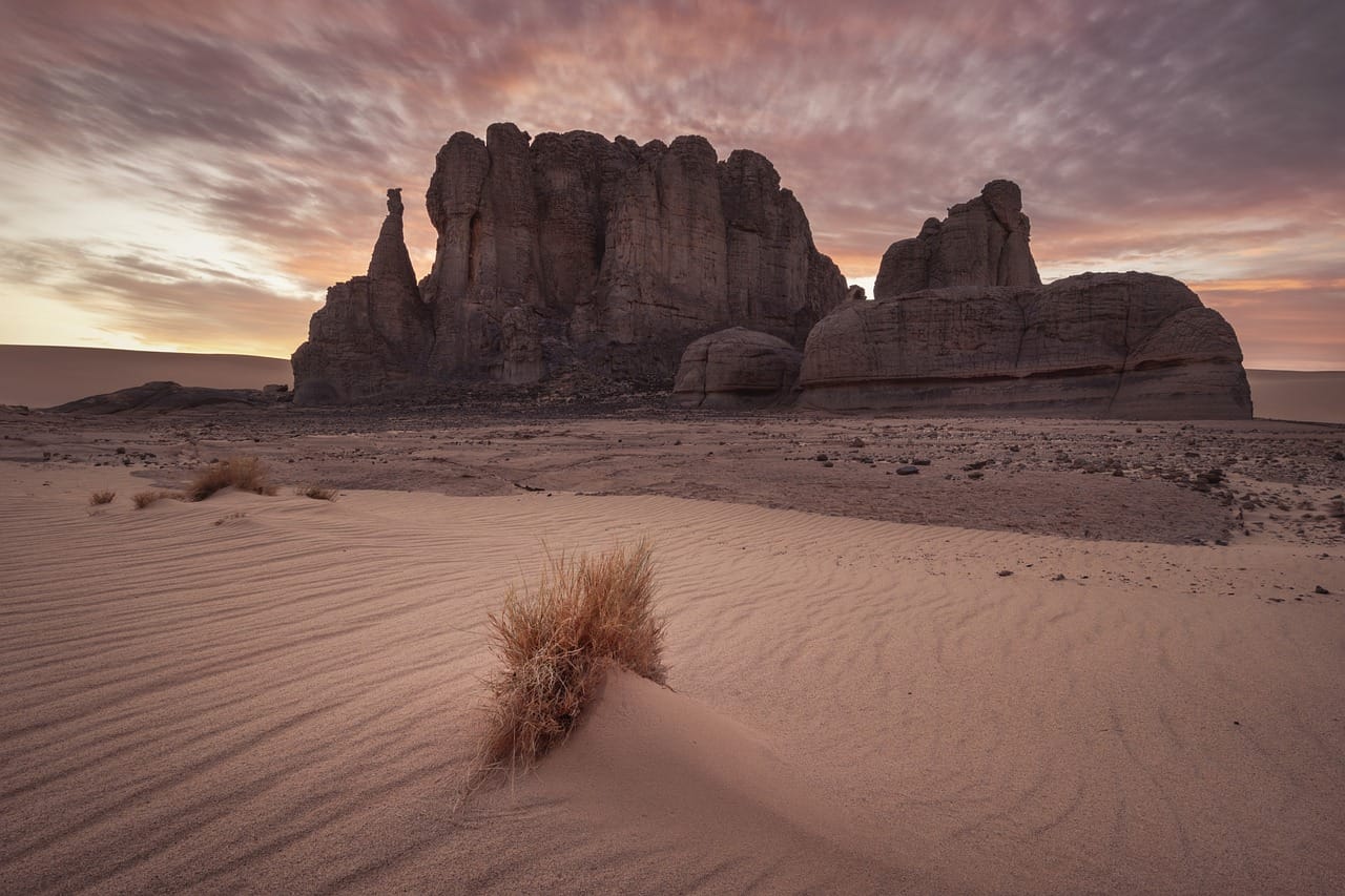 image du désert Djanet en Algérie