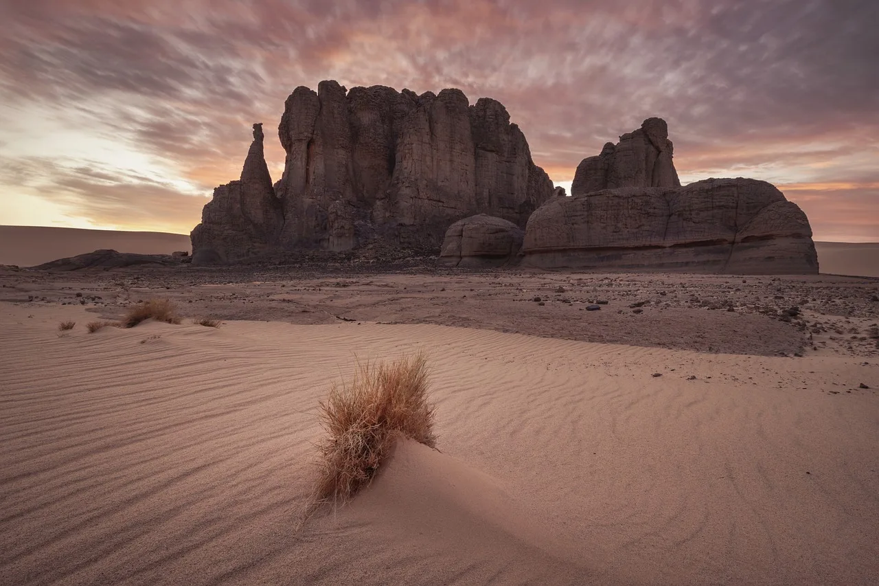image du désert Djanet en Algérie