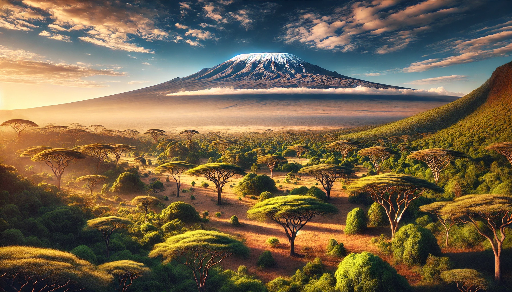 image du mont Kilimandjaro générée par dallee