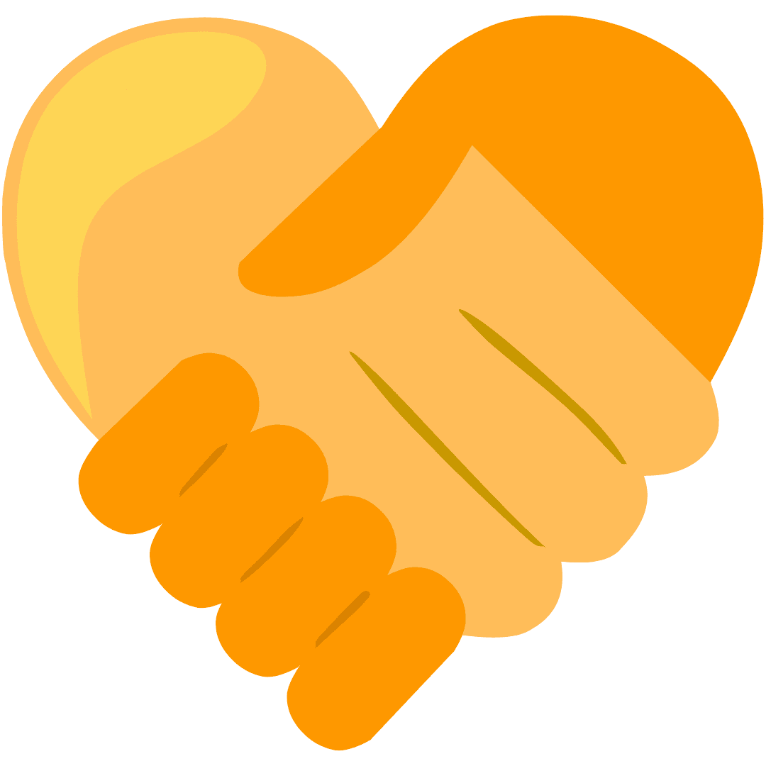 deux main en forme ce coeur